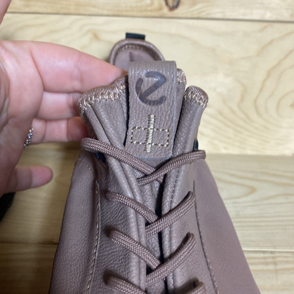 Ecco St.360 mens leather sneakers morel size 10-10.5 - Picture 6 of 12
